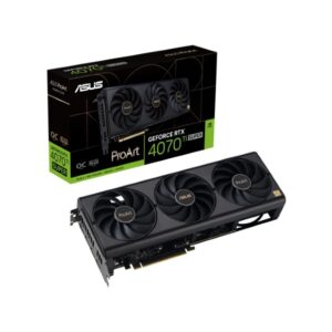 ASUS ProArt GeForce RTX 4070 Ti 16GB SUPER OC Edition GDDR6X PCI Express 4.0 Graphics Card