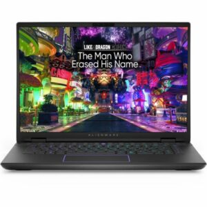 Dell Alienware M16 R2 Ultra 7 155H 16 Core Processor METEOR LAKE 16GB Ram DDR5 1TB SSD 8 GB NVIDIA GeForce RTX4070 GDDR6 16″ QHD 240Hz NVIDIA G-Sync Display Stereo Speakers AlienFX RGB Backlit KB W11 Home