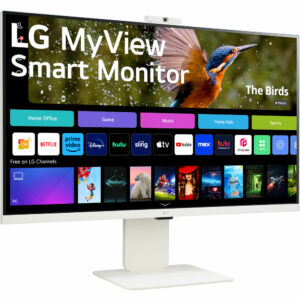 LG 32″ 32SR85U 4k IPS MyView Smart Monitor with Built-in FHD Webcam and Display