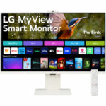 LG 32″ 32SR85U 4k IPS MyView Smart Monitor with Built-in FHD Webcam and Display