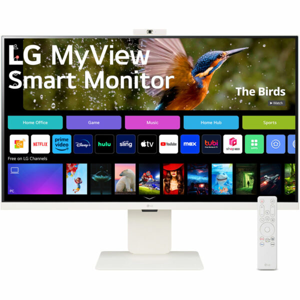 LG 32″ 32SR85U 4k IPS MyView Smart Monitor with Built-in FHD Webcam and Display - Image 3