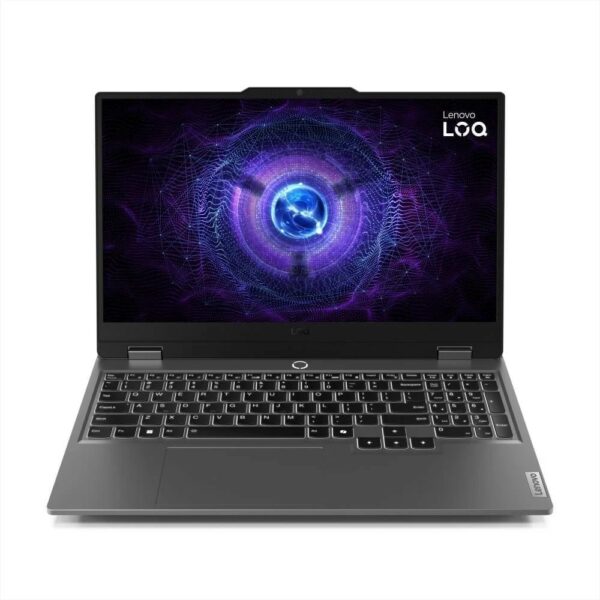 Lenovo LOQ 15 Gaming Laptop 12th Gen Core i5-12450HX, 24GB DDR5, 512GB SSD, NVIDIA RTX 4050 6GB Graphics, 15.6″ FHD IPS 144Hz, DOS, Luna Grey